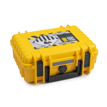 Lithium-ion koffer Small (geel)